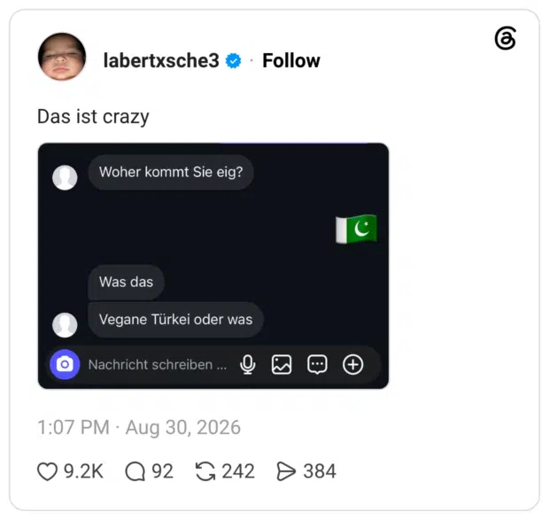 Das ist crazy