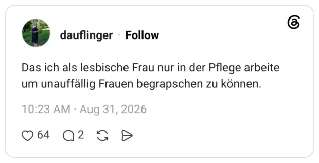 moony_1103 6 Tage Ich hatte einen Arzttermin und musste deswegen früher weg. Mein Chef hat mich dann vor versammelter Mannschaft gefragt, ob ich schwanger bin.