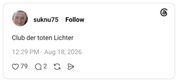 Club der toten Lichter