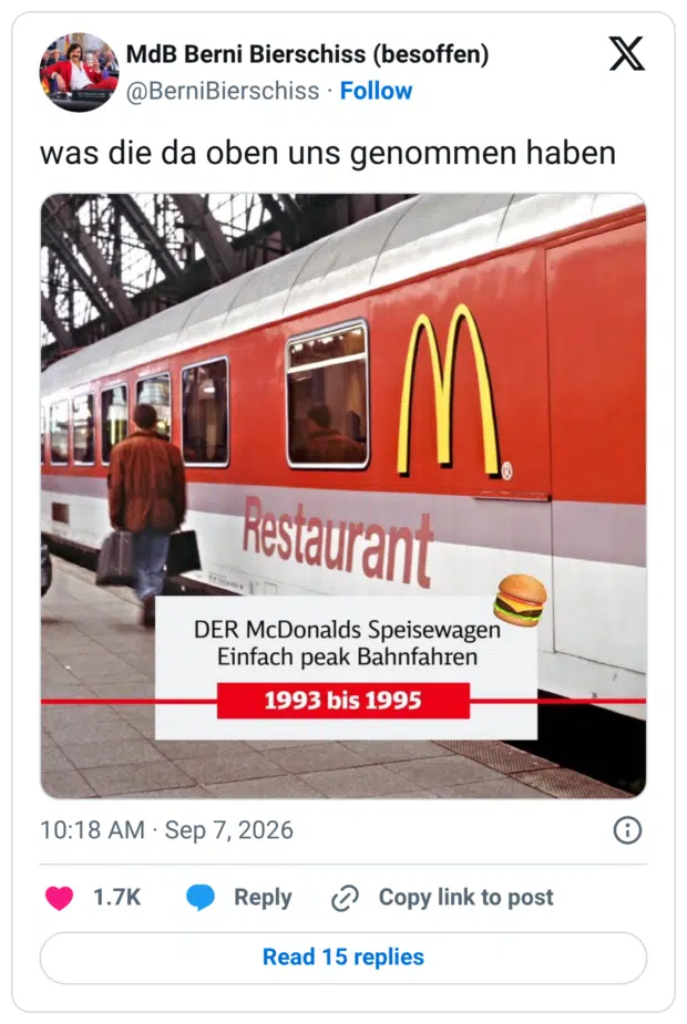 was die da oben uns genommen haben