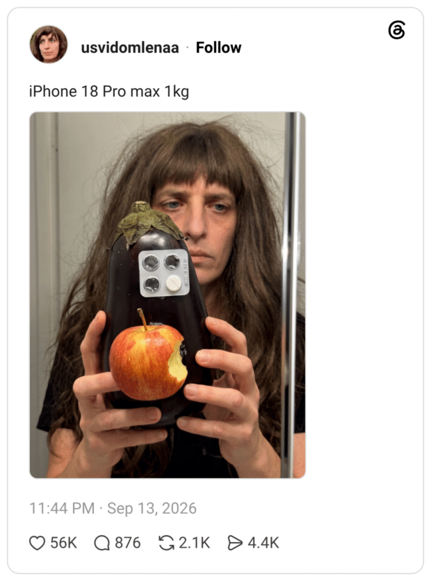 iPhone 18 Pro max 1kg