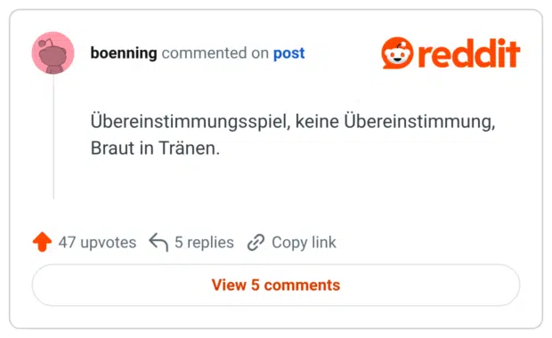 Übereinstimmungsspiel, keine Übereinstimmung, Braut in Tränen.