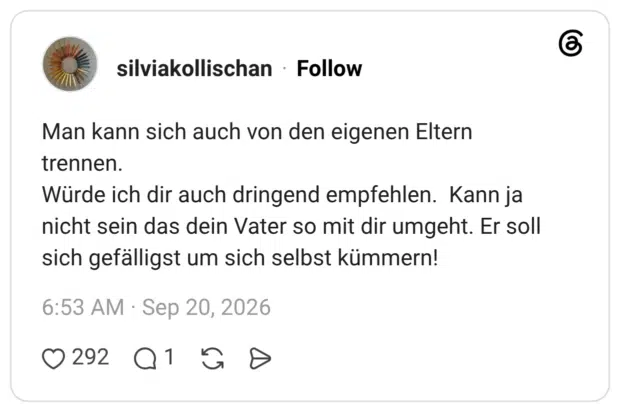 Steffi, wenn du den Eindruck hast, dass dein Vater nicht zurecht kommt, dann organisiere ihm einen Betreuer und gib die Verantwortung ab.