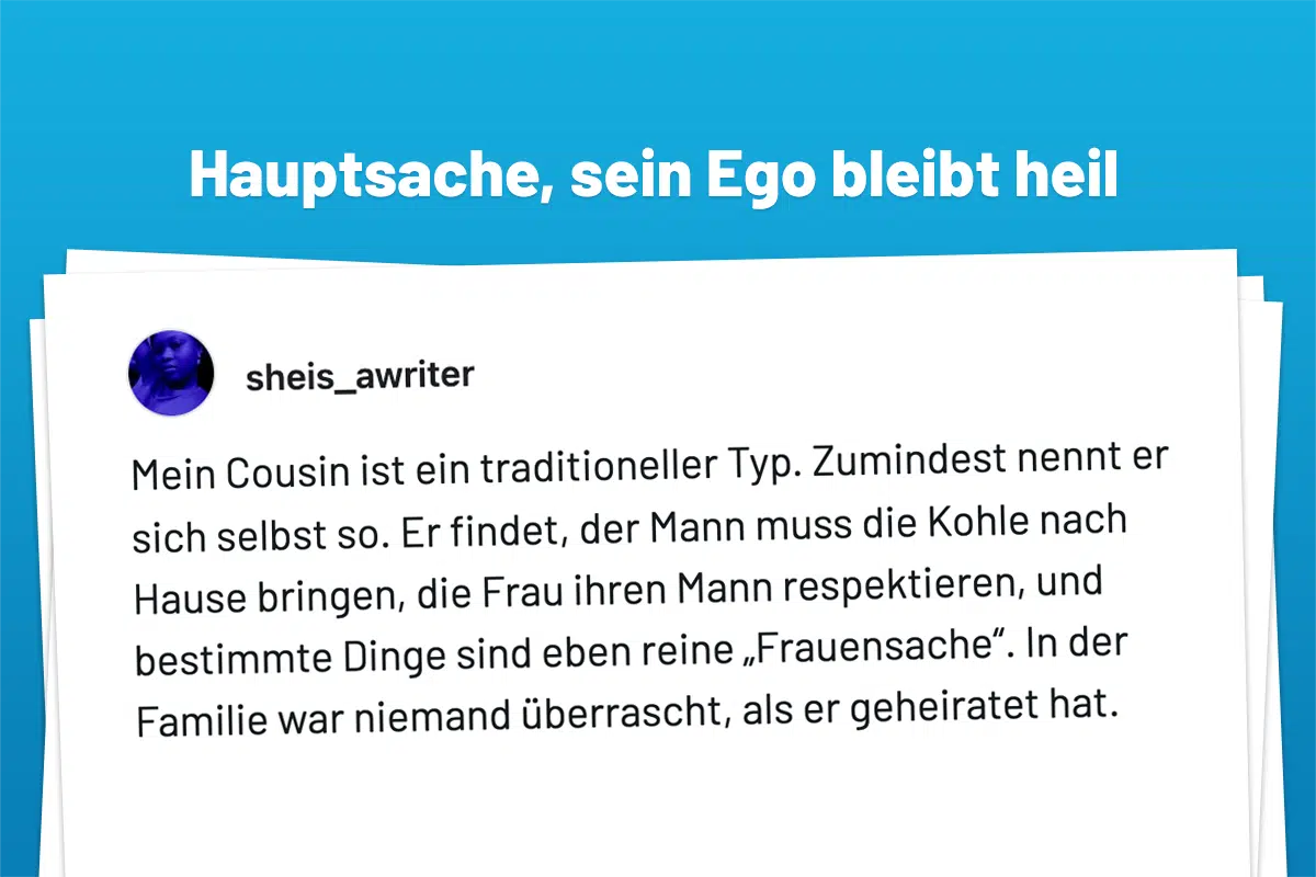 Ein Mann klagt: Seine Frau wird ihm "zu unabhängig"
