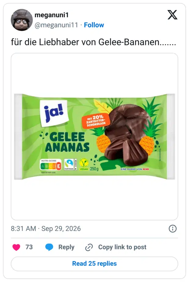 für die Liebhaber von Gelee-Bananen.......