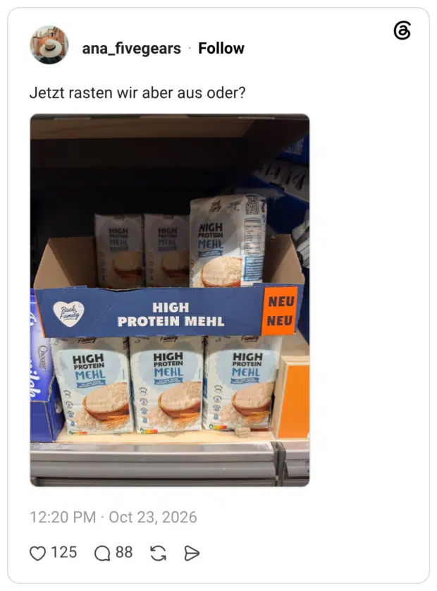 Jetzt rasten wir aber aus oder?