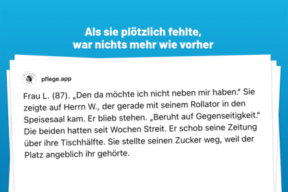 Sie war weg und nichts war mehr wie vorher